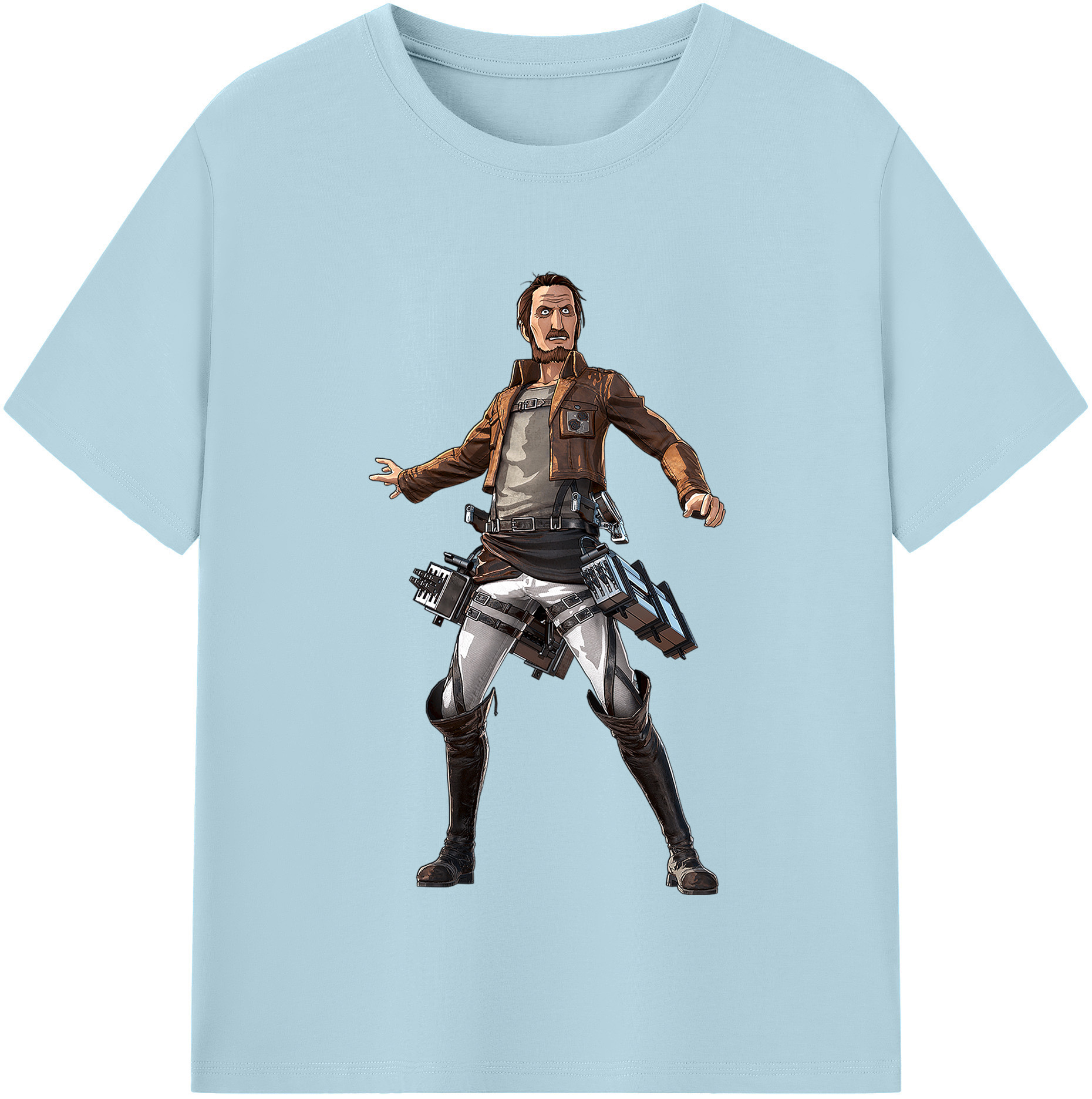 （画像用） 進撃の巨人 Attack on Titan 綿100％半袖Tシャツ（フロントプリント）